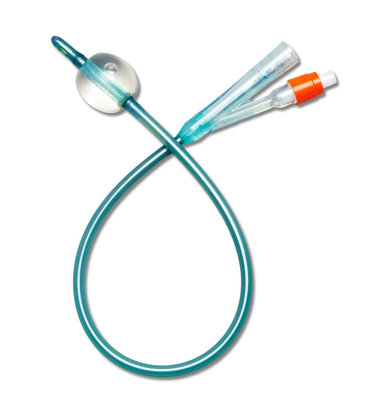 DYND 141216 BX/10 SILVERTOUCH 100% SILICONE 2-WAY FOLEY CATHETER, 16R 30CC