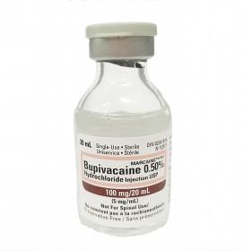 HOS 2077020 BX/10 MARCAINE 0.5% PLAIN SINGLE-USE 20ML