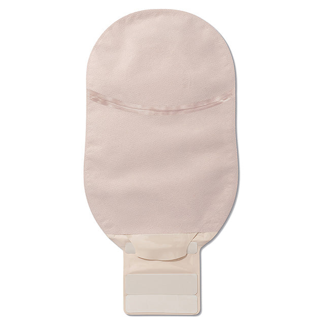Premier One-Piece Drainable Pouch, Pre-Cut Stoma Opening up to 2-1/2" (64mm), Transparent 12" (30cm),  Lock 'n Roll Closure - Box of 10