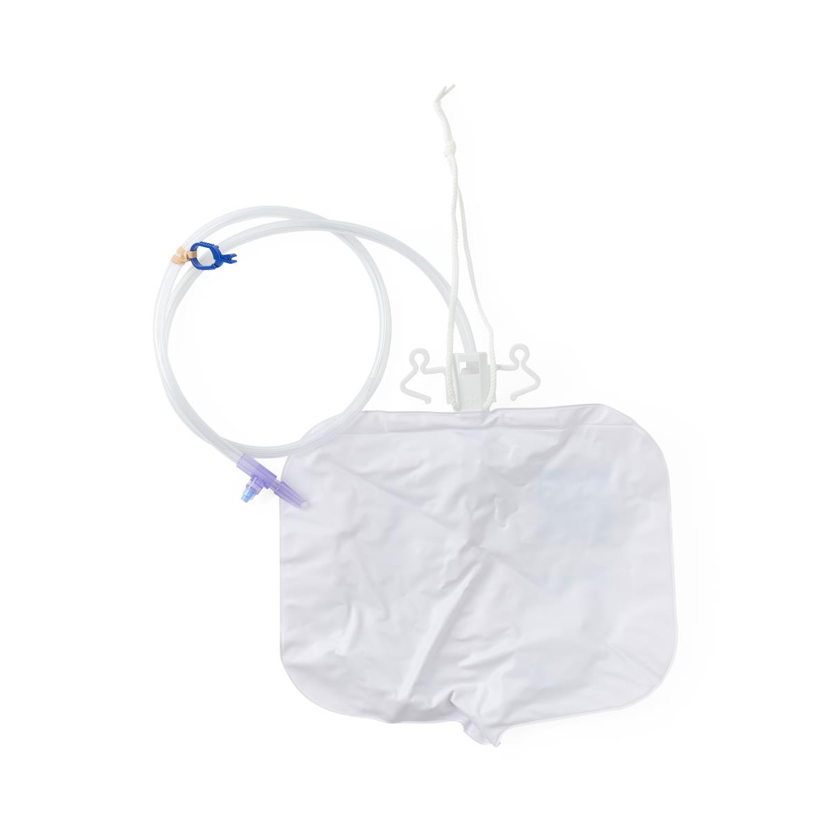 Drainage Bag, 4000ml, Anti-Reflux Tower With Slide-Tap, Sterile, Luer Lock - Ea/1