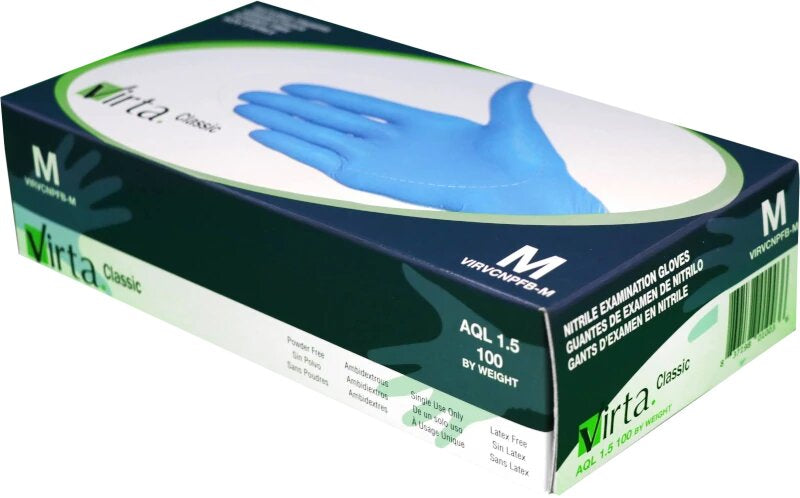 Virta Classic Nitrile Examination Glove - Home Health Store Inc