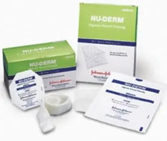 JNJ AWD408 (CS5) BX/5 NU-DERM® ALGINATE WOUND DRESSING 10CM X 20CM.