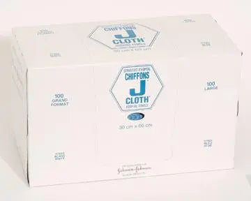 JNJ H1624 (CS8) BX/100 J-CLOTH® HOSPITAL TOWELS LARGE / BLUE (30CM X 60CM)