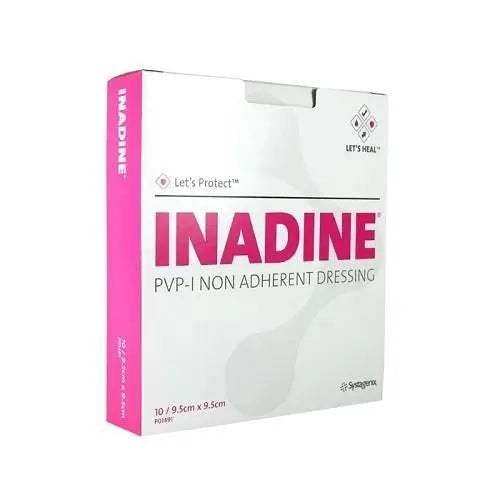 JNJ PO1512 BX/25 INADINE® PVP-I NON ADHERENT DRESSING 9.5CM X 9.5CM