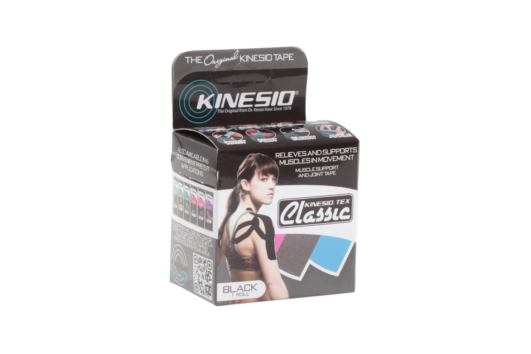 KIN CKT95024 EA/1 KINESIO TEX CLASSIC 5CM X 4M,BLACK