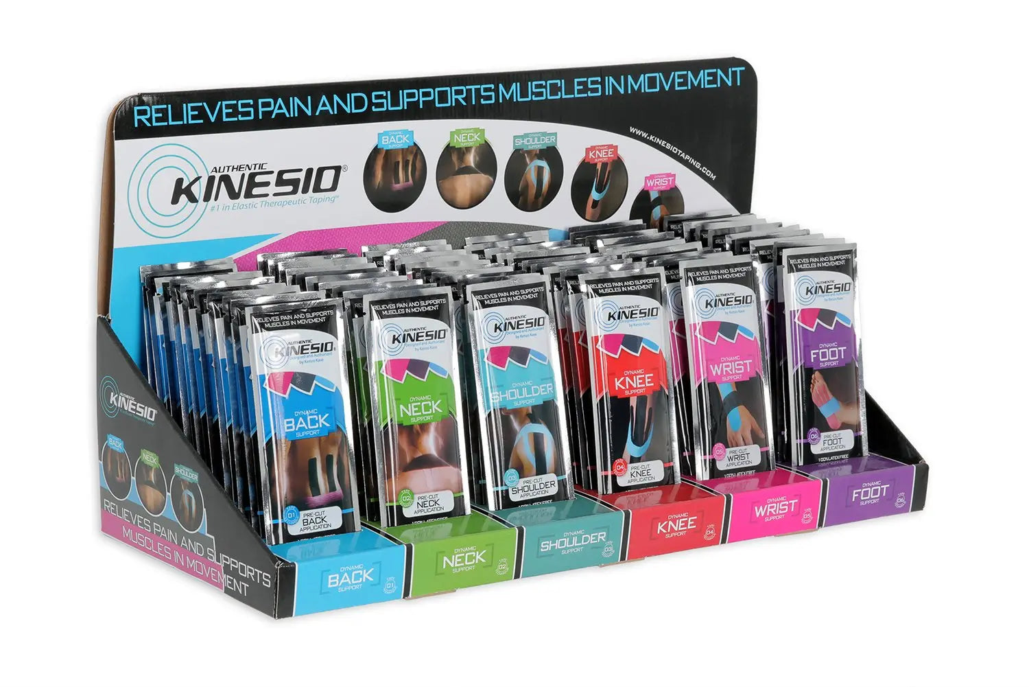 KIN DIS.EMPTY Kinesio Pre-Cut Display Case