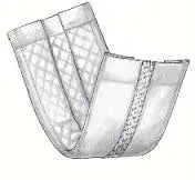 KND 6426 CS/100 HANDICARE UNIGUARD INSERT PAD, 6 1/2IN X 17IN