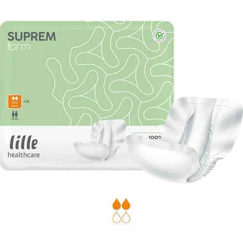 Cs/4bg (20ea/Bg) Lille Healthcare Lilform Suprem Maxi Pads, 14 po X 27 po, absorption ISO totale 2920 ml