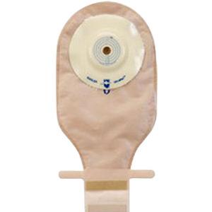 MAR 56525 BX/10 ULTRALITE 1-PIECE 1" PRE-CUT DRAINABLE POUCH W/ AQUATACK DYDROCOLLOID SHALLOW CONVEX BARRIER & KWICK-KLOSE FASTENER (9" x 5 3/4") OPAQUE 16oz ODOR-PROOF