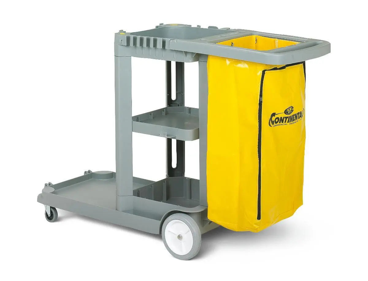 MDL CCJR184GRA EA/1  JANITOR CART (55.63"L x 30"W x 38"H) , GRAY