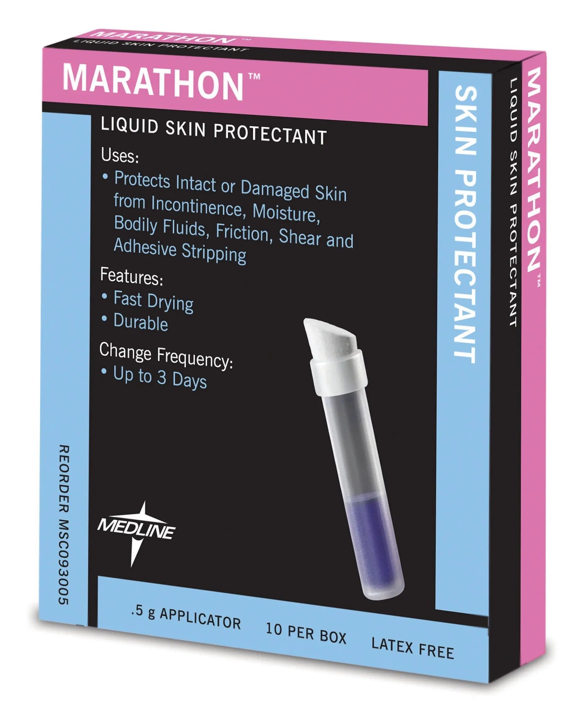 MDL MSC093005 BX/10 MARATHON LIQUID SKIN PROTECTANT, 0.5G APPLICATOR, LATEX-FREE
