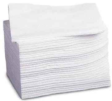 MDL NON260506 CS/500 MEDLINE DELUXE DRY DISPOSABLE WASHCLOTHS, WHITE 10" X 13".