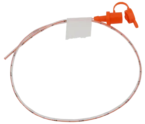 MEDRX 54-8142R CS/100 PEDIATRIC FEEDING TUBE W/ ENTERAL CONNECTOR 8FR 42" ORANGE RADIOPAQUE PVC STERILE