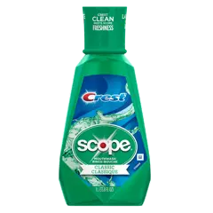 MED 090073 EA/1 SCOPE MOUTHWASH, CLASSIC COOL PEPPERMINT, 1L.