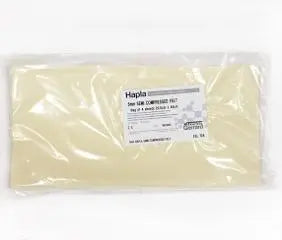 MED FEL124 BG/4 HAPLA SEMI-COMPRESSED FELT SHEET 5MM 100% WOOL