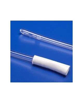 Clear Plastic Urethral Intermittent Catheter 16In W/O Connectors 2 Eyes - Box of 100