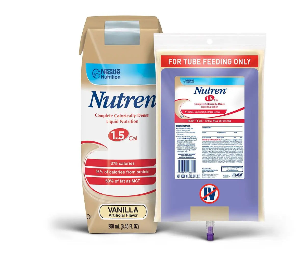 NES 12172665 CS/4 NUTREN 1.5 SUPPLEMENT, 1500ML, SPIKERIGHT  (NON-RETURNABLE)