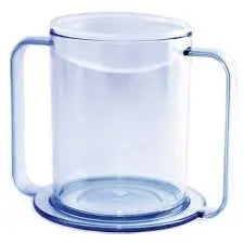 PM 565960 EA/1 TWO HANDLED MUG W/ LIDS, 12OZ