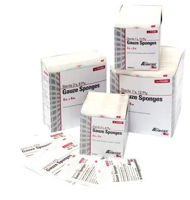 PRO 157004 BX/100 GAUZE SPONGE 12-PLY STERILE 10CM X 10CM.Your item# 320-PRM21423