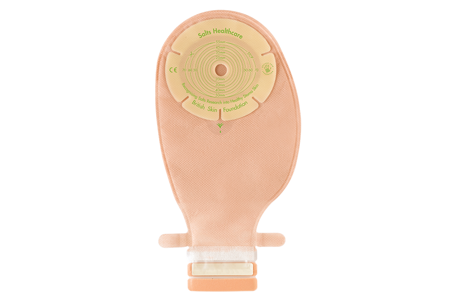 SALT NDA25 BX/30 CONFIDENCE NATURAL ADVANCE 1-PIECE DRAINABLE POUCH WITH FLEXIFIT AND ALOE, PRECUT 25MM