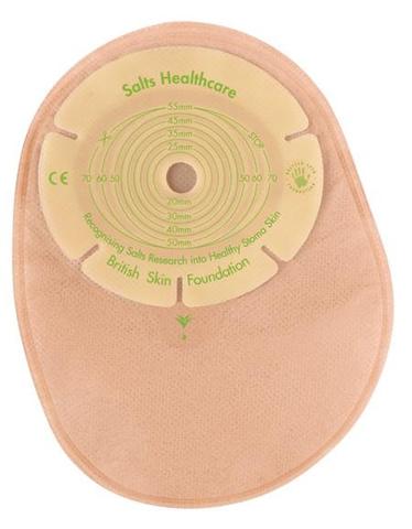 SALT NL13 BX/30 CONFIDENCE NATURAL WITH ALOE 1-PIECE LARGE CLOSED TRANSPARENT POUCH, CUT-TO-FIT UP TO 70MM