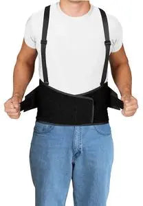 SCO 4915039 EA/1 ILEADER CRISSCROSS LUMBAR SUPPORT X-LARGE, WAIST 40IN-55IN-WHITE (NON-RETURNABLE)