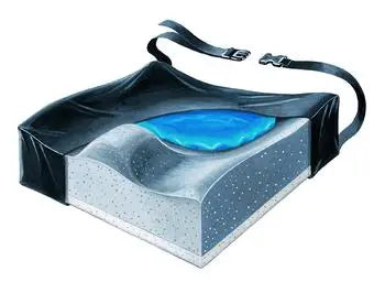 SKL 751635A EA/1 BARIATRIC CONTOUR GEL CUSHION W/GEL PAD INSERT 22IN x 18IN, WEIGHT CAP 500LBS (NON-RETURNABLE)