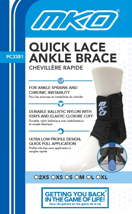 MKO Quick Tab Ankle Brace