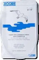 URO 6019 EA/1 CLEAR VINYL TUBING WITH CONNECTOR, SIZE 18IN LENGTH