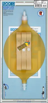 URO 8532 EA/1 REUSABLE URINARY LEG BAG, OVAL, SIZE 32 OZ (LARGE)