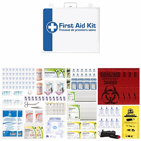 First Aid Kit, Metal Cabinet CSA Type 3
