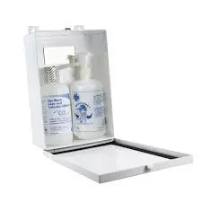 WAS F4572701 EA/1 EYEWASH STATION CABINET 1L METAL 32OZ EMPTY EYEWASH/NEUTRALITE BOTTLE