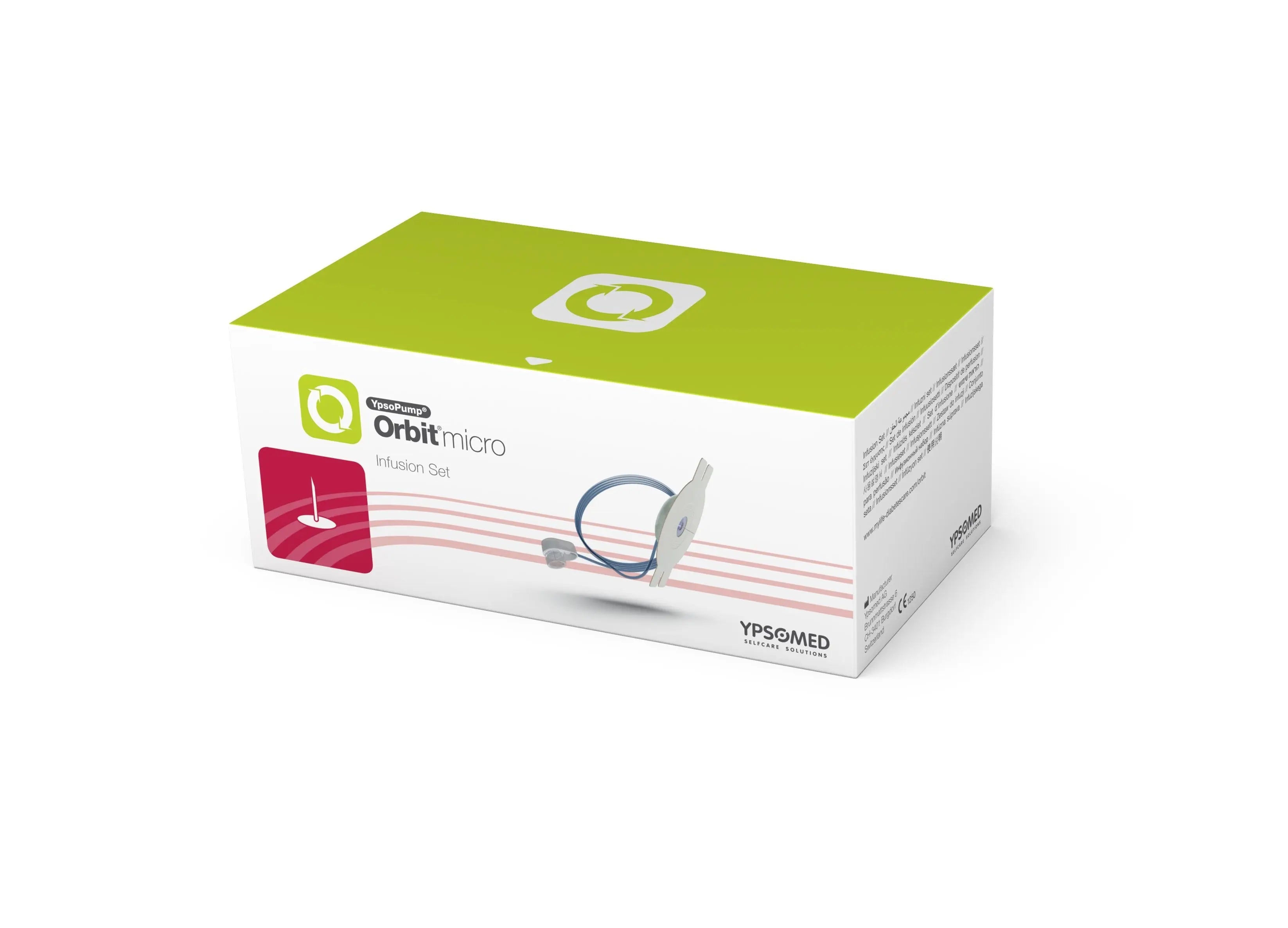 YPS 3191 BX/10 YPSOPUMP ORBIT SOFT INFUSION SET, 9MM CANNULA, 80CM (31") TUBING