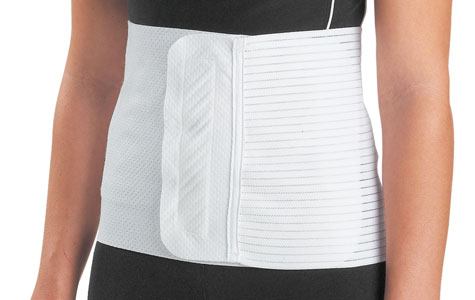 Procare 12" Personal Abdominal Binder S/M (20-42") Multi-Panel Vented Elastic - Ea/1 - Home Health Store Inc