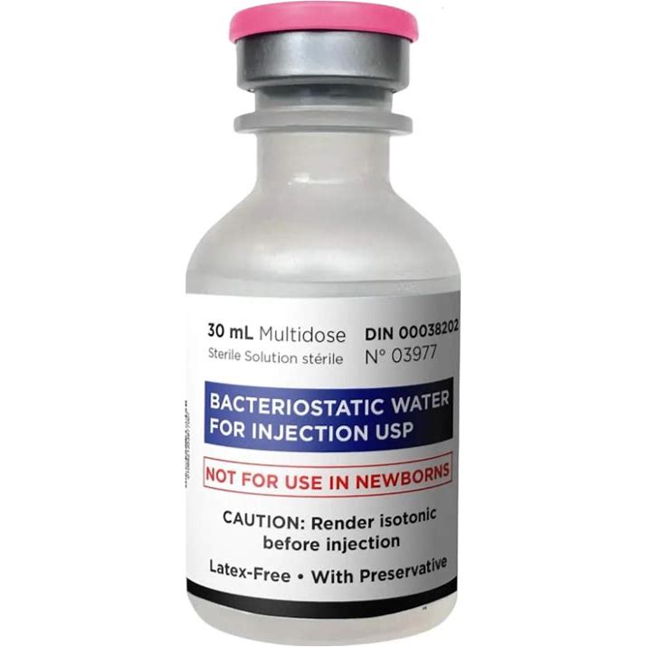 Bacteriostatic Water for Injection 30ml
