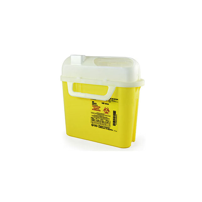 Sharps Collector, Horizontal Entry, 7.6L, Yellow