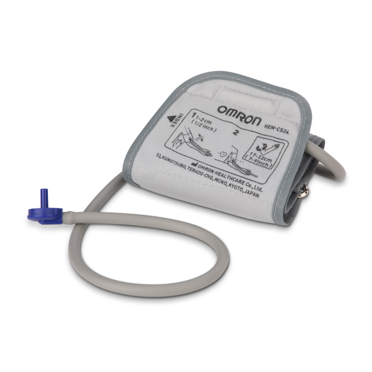 OMRON BLOOD PRESSURE CUFF ADULT SMALL (7-9") D-RING CONTOURED