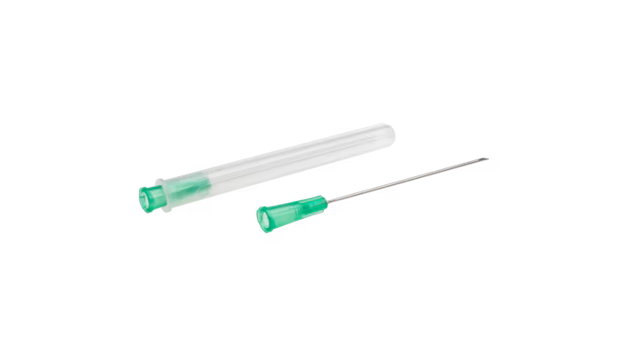 BD PrecisionGlide Needle, 18G × 1 In (1.2 mm × 25 mm)