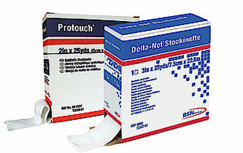 Delta-Net Synthetic Stockinette 2.5cm X 22.8m, White - Box Of 1 - Home Health Store Inc