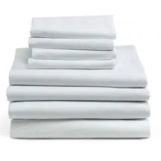 Cs/60 Flat Sheet, 66 X 104, Interblend Percale - Home Health Store Inc