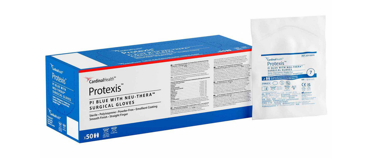 Protexis PI Blue with Neu-Thera Surgical Gloves