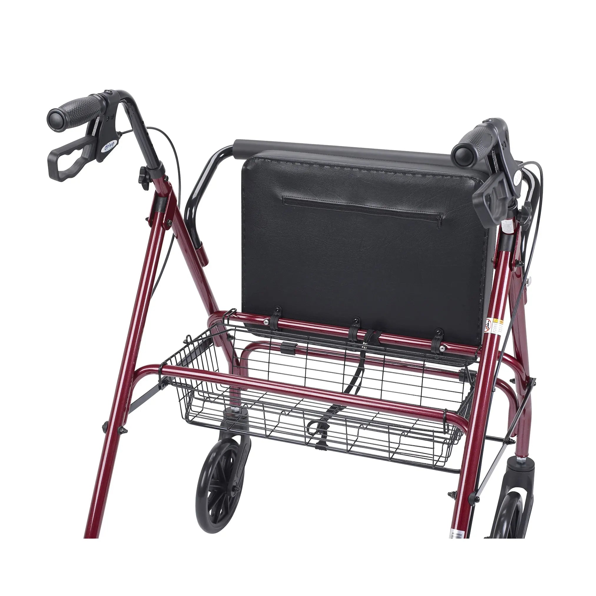 Heavy Duty Bariatric Rollator Rolling Walker with Large Padded Seat - Home Health Store Inc