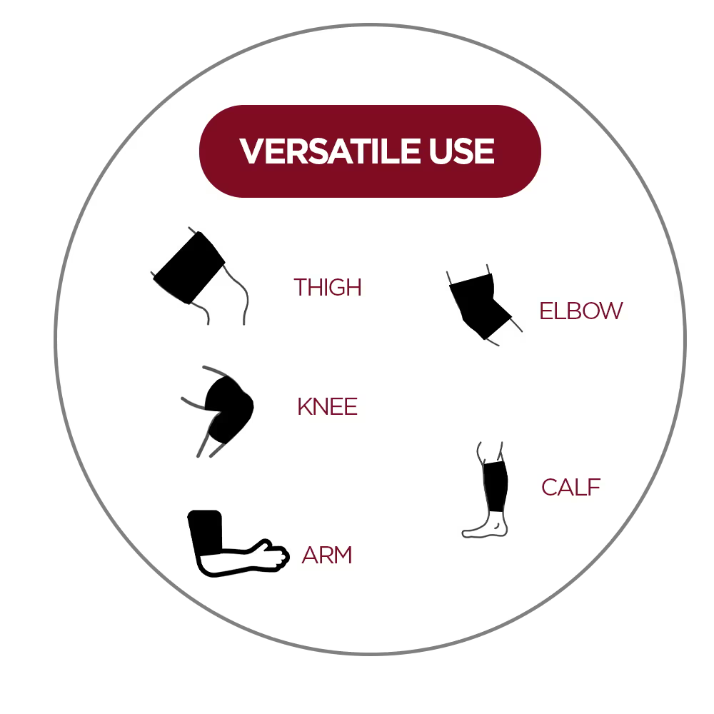 Gel Sleeve for (Knee, Elbow, Arm, Thigh, and Calf)