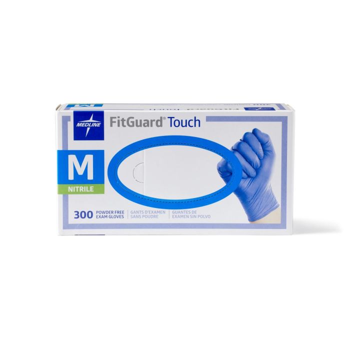 Fitguard Touch Powder-Free Nitrile Glove Medium, 300/box