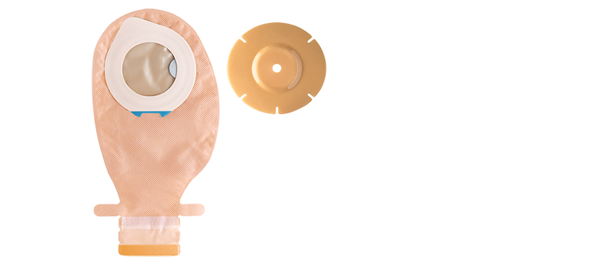 Harmony Duo Standard Drainable Transparent Pouch, Size 13mm - 32mm - Box Of 30 - Home Health Store Inc