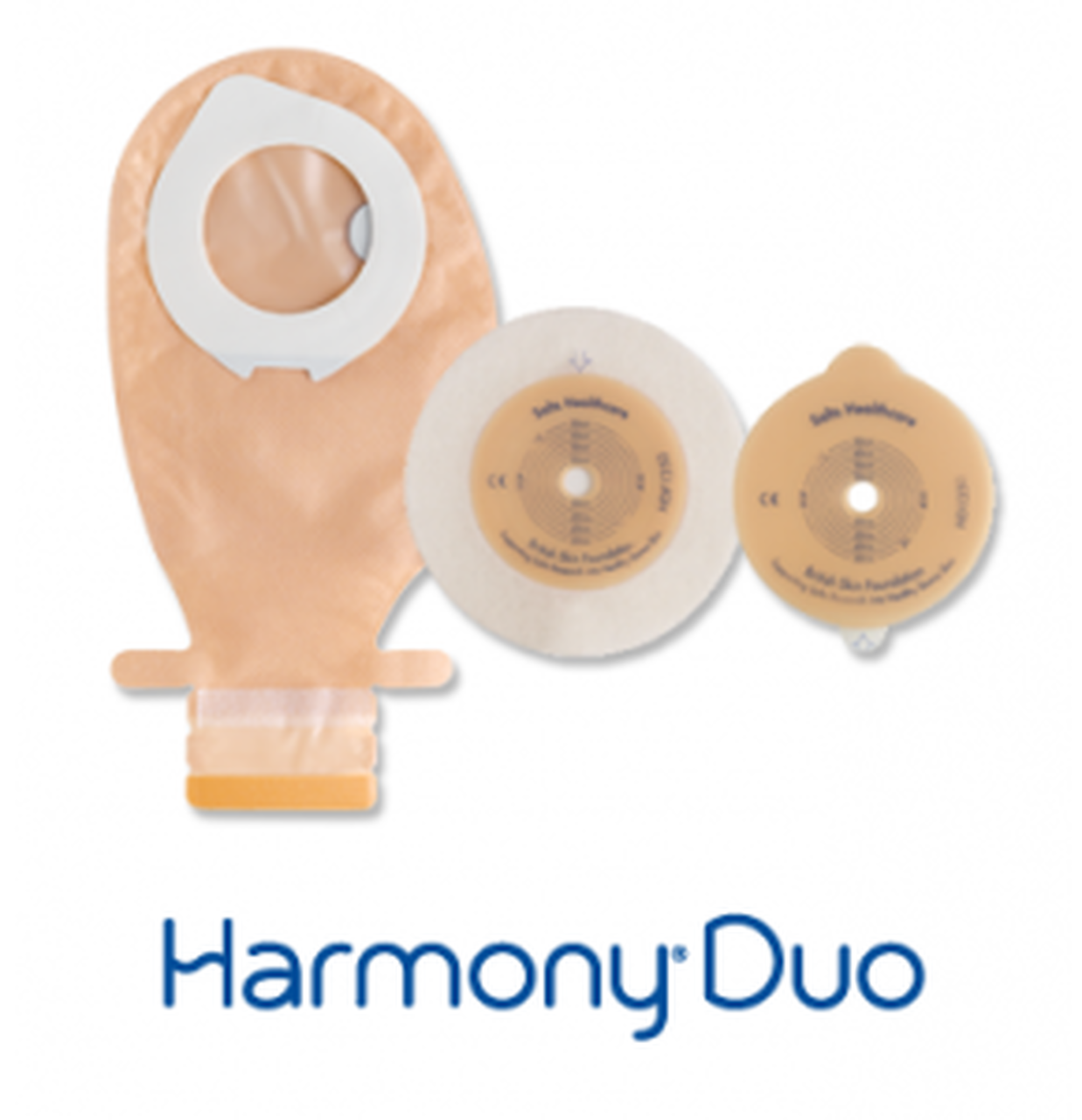 Harmony Duo Large Drainable Transparent Pouch, Size 13mm - 50mm - Box Of 30 - Home Health Store Inc
