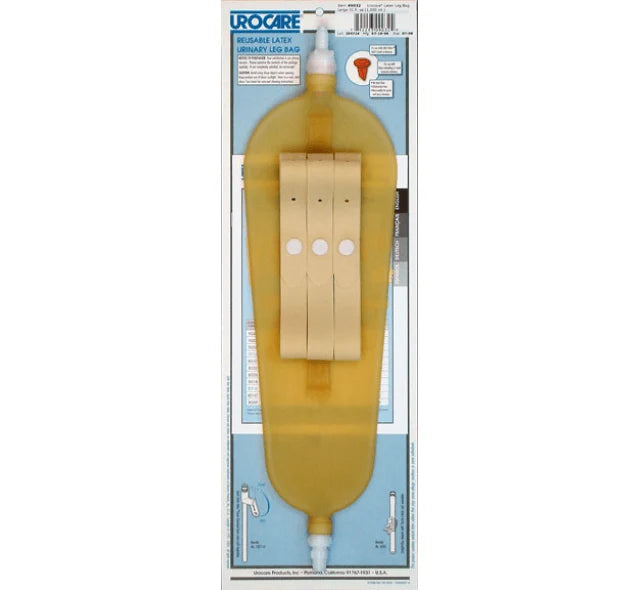 Urocare Latex Drainage Bags with Anti Reflux Valve