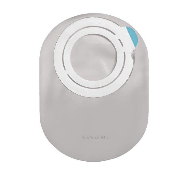 SenSura® Mio Flex Closed, Opaque with inspection window 8-1/2" (22cm), Flange 1-3/8" (35mm) - Box of 30