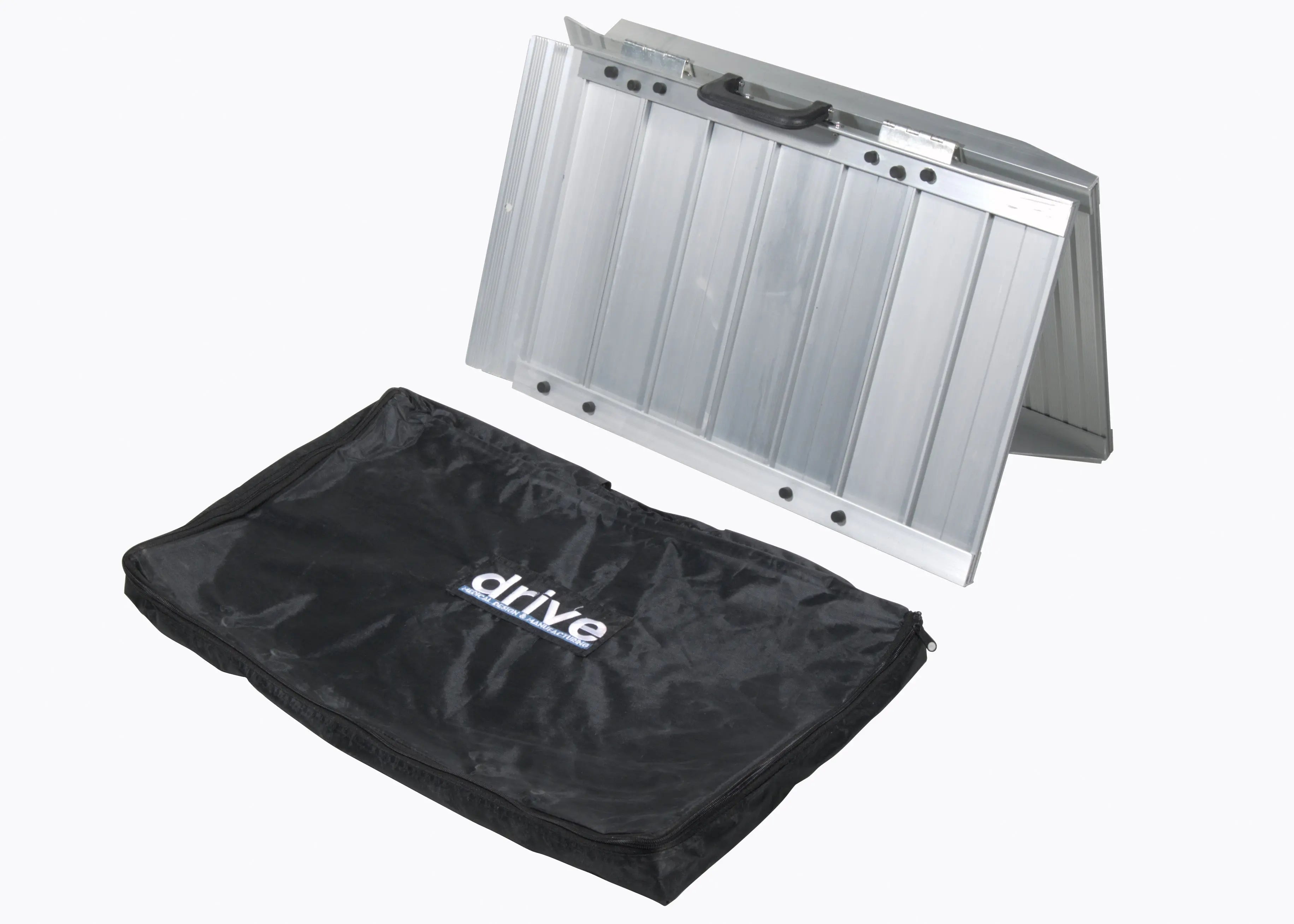 Single Fold Portable Wheelchair Scooter Ramp with Carry Handle and Travel Bag - Home Health Store Inc