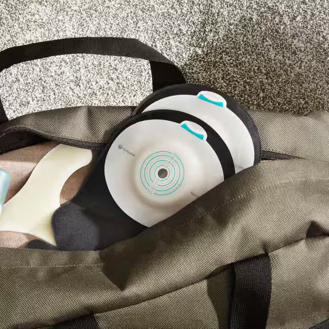 SenSura Mio Black Convex Deep 1-piece closed pouch